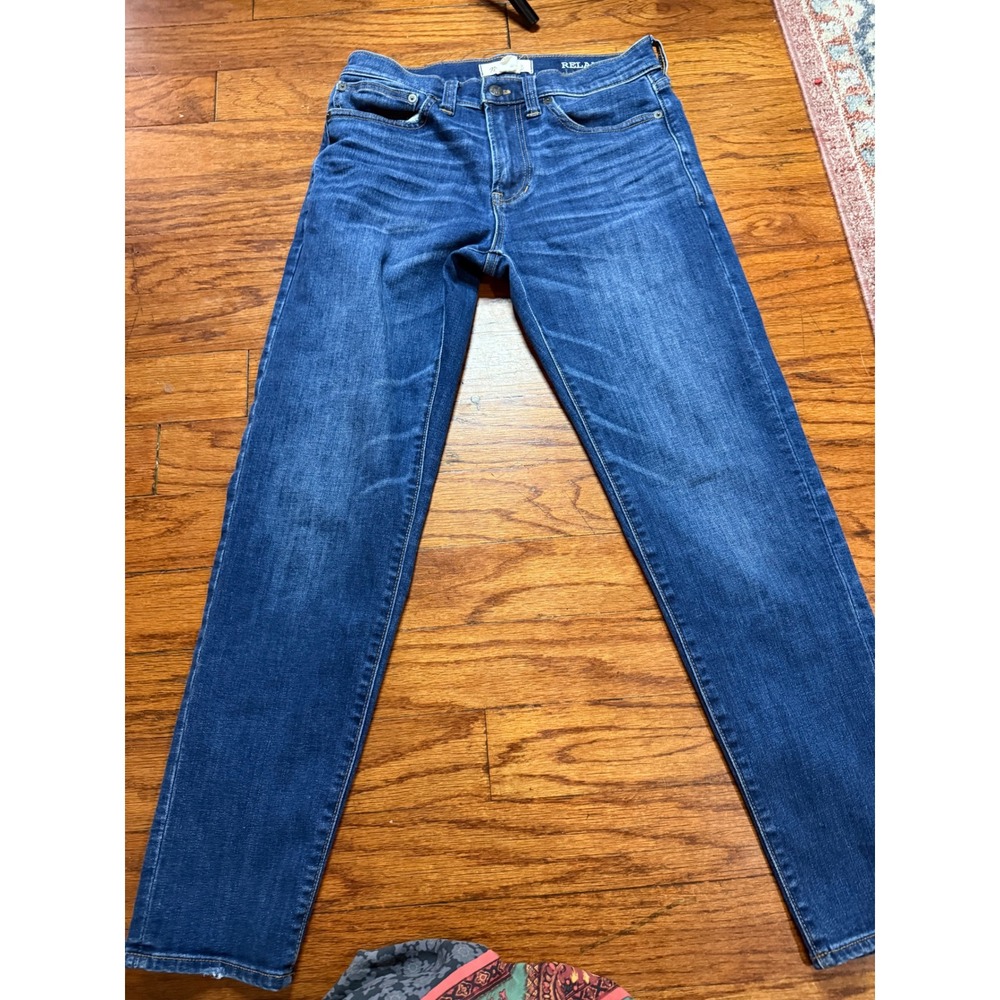 Madewell Relaxed Taper Jeans Blue Coolmax Denim 28x32 Medium Wash